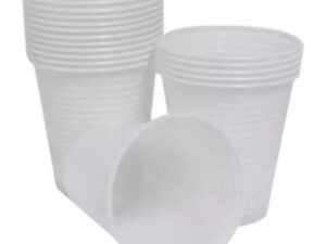 100 Copos Descartáveis Branco 180ml para Eventos e Dia a Dia