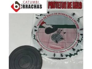 10 Protetor Tampa para Ralo 12,5 cm Borracha Antiderrapante