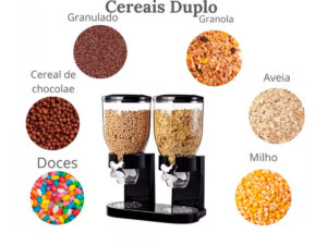 Dispense Duplo Para Grãos E Cereais 35X29CM 2 LTS