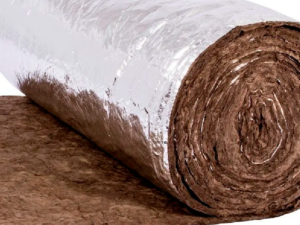 Lã De Rocha Aluminizada 9,6m² Isolamento Térmico 32kg m³