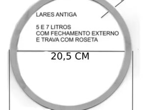 Borracha para Panela de Pressão Lares Antiga 5 a 7 Litros