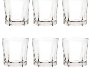 Conjunto 6 Copos De Whisky Linha Topázio 310ml Luxo